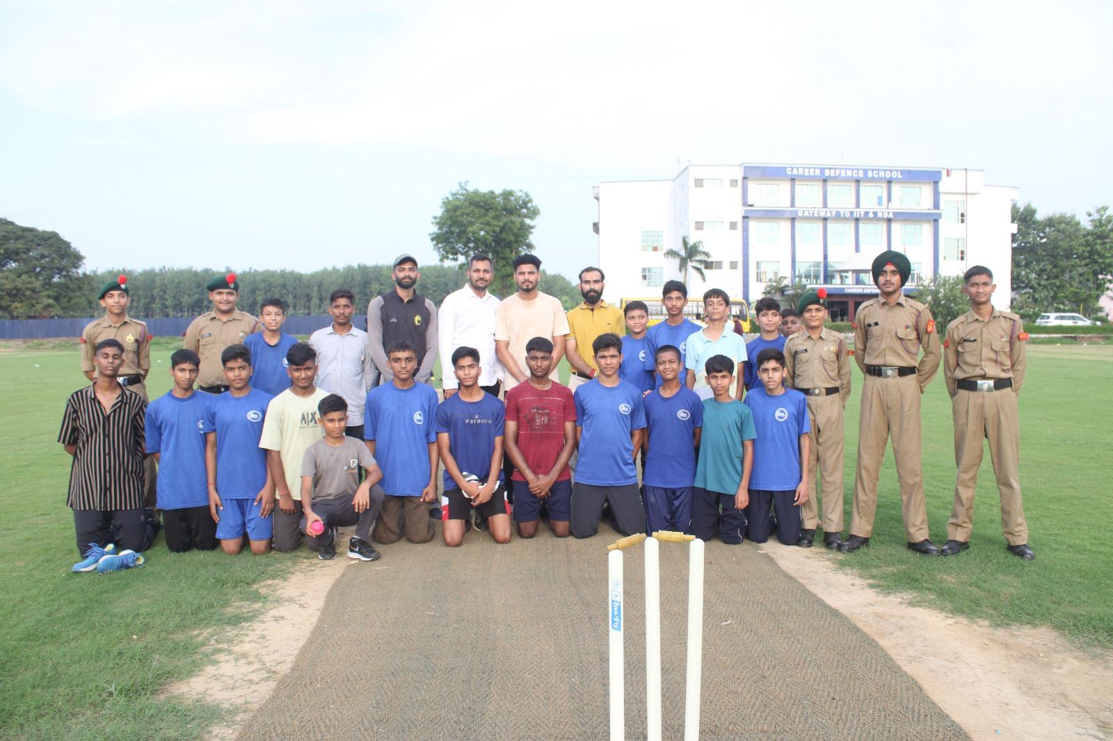 Inspiring young cricketers